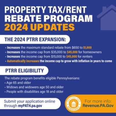 Property Tax Rent Rebate Flyer